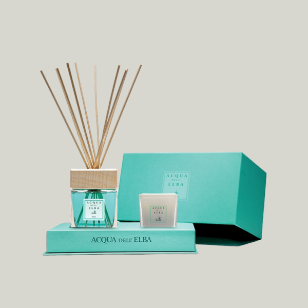 Coffret de vela e mikado com a fragrância Mare