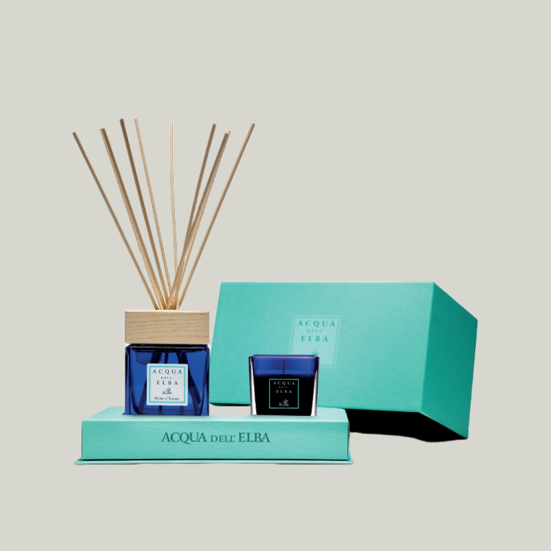 Giftbox mikado e vela com a fragrância Notte