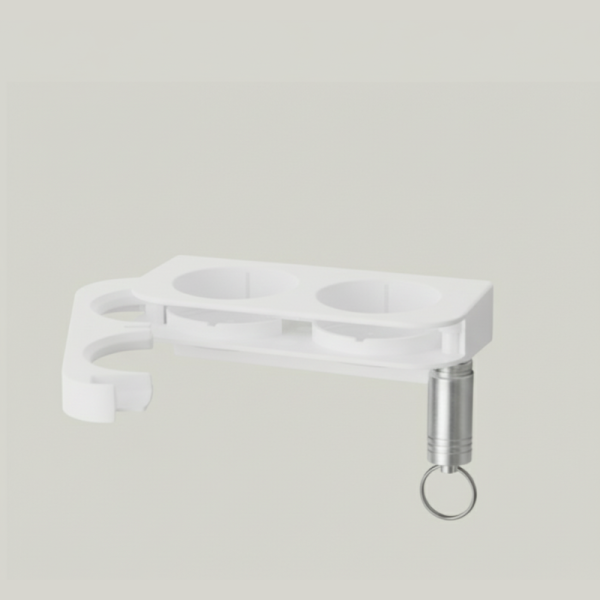 Suporte duplo branco